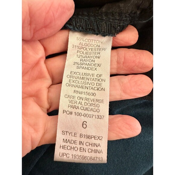 Democracy AB Technology Blue Pants Size 6 - Picture 13 of 14